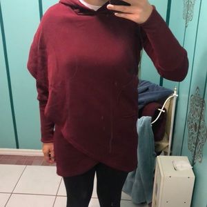 Maroon hoodie
